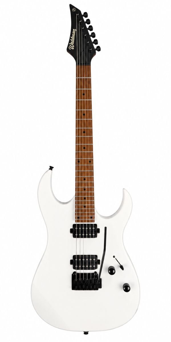 Guitarra Elétrica Waldman WIGR120 WH White Super Strato HH 24 Trastes Roasted Maple