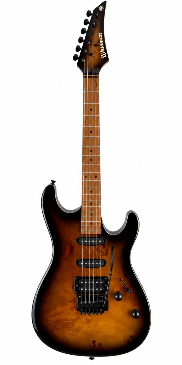 Guitarra Elétrica Waldman WIS160 Super Strato HSS Roasted Maple com Bag