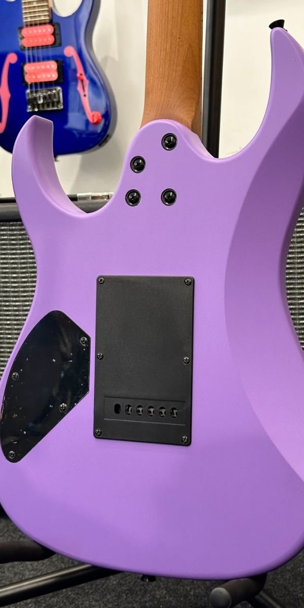 Guitarra Elétrica Waldman WIGR120 PP Purple Super Strato HH 24 Trastes Roasted Maple