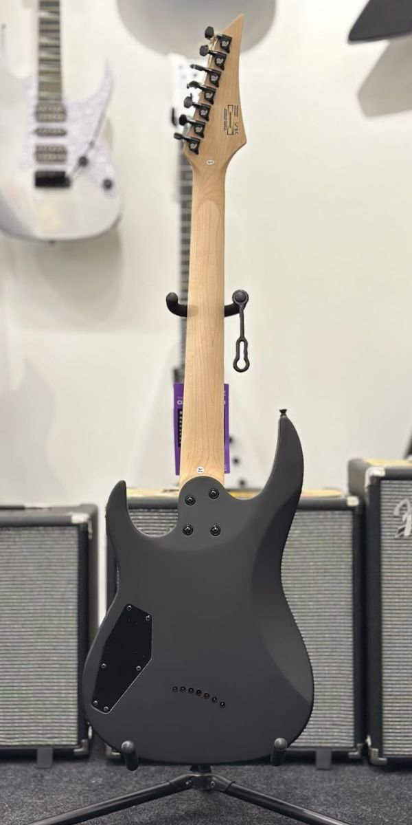 Guitarra Elétrica Waldman WST187 BKS Black Satin 7 Cordas HH 24 Trastes