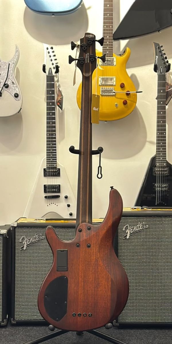 Contrabaixo Fretless Cort B4 Element FL OPTB 4 Cordas Bartolini Hipshot