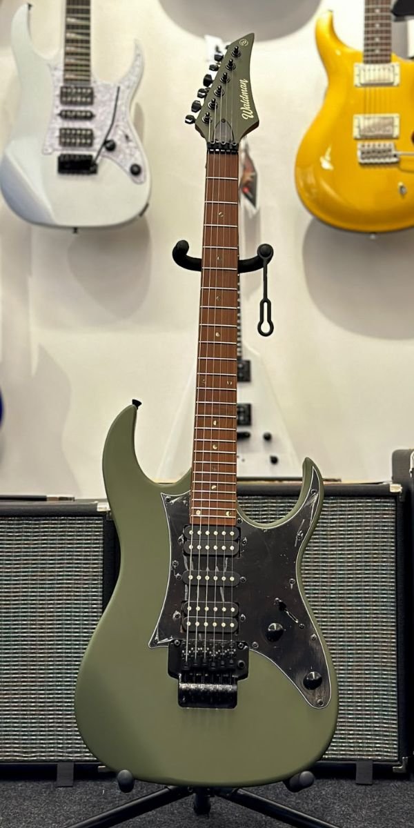 Guitarra Elétrica Waldman WIG-250 OG Olive Green HSH Floyd Tremolo com Bag