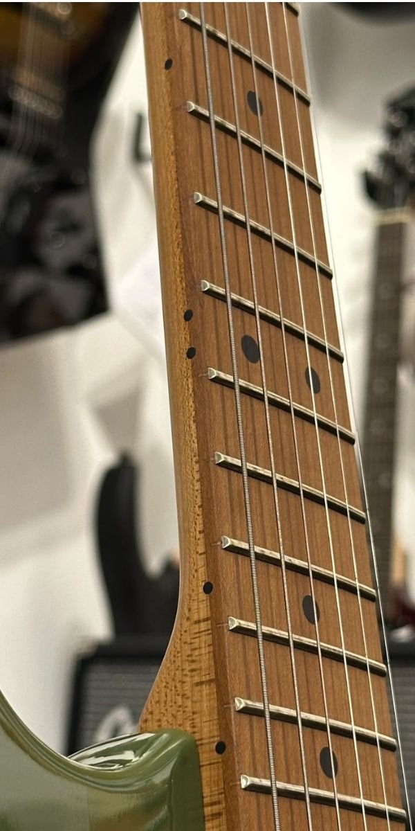 Guitarra Elétrica Cort G250SE ODG Olive Dark Green HSS Roasted Maple