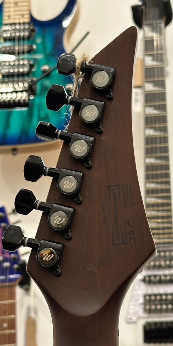 Guitarra Elétrica Waldman WIGR-220 QPP Quilted Purple HH 24 Trastes com Bag