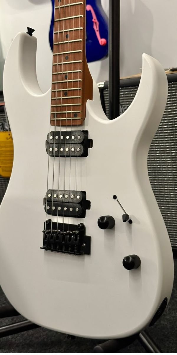 Guitarra Elétrica Waldman WIGR120 WH White Super Strato HH 24 Trastes Roasted Maple