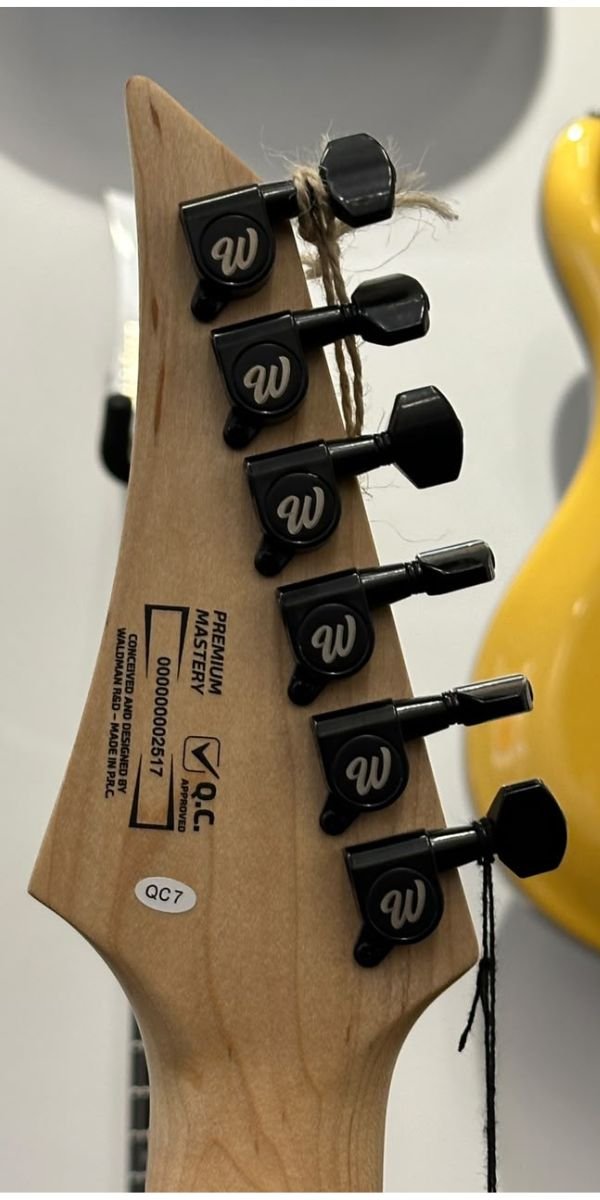 Guitarra Elétrica Waldman WIG350 BK Black HSH Floyd Rose Original 24 Trastes
