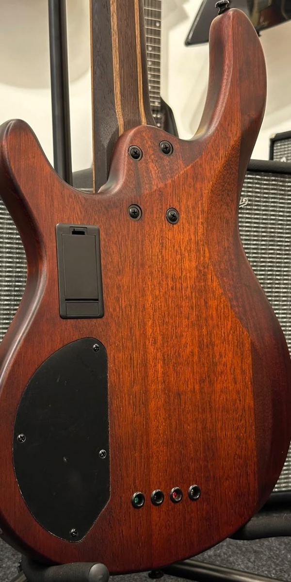 Contrabaixo Fretless Cort B4 Element FL OPTB 4 Cordas Bartolini Hipshot