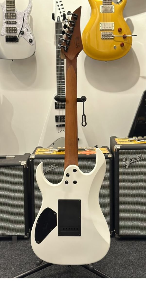 Guitarra Elétrica Waldman WIGR120 WH White Super Strato HH 24 Trastes Roasted Maple
