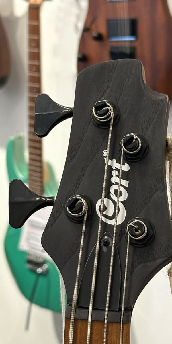 Contrabaixo Fretless Cort B4 Element FL OPTB 4 Cordas Bartolini Hipshot