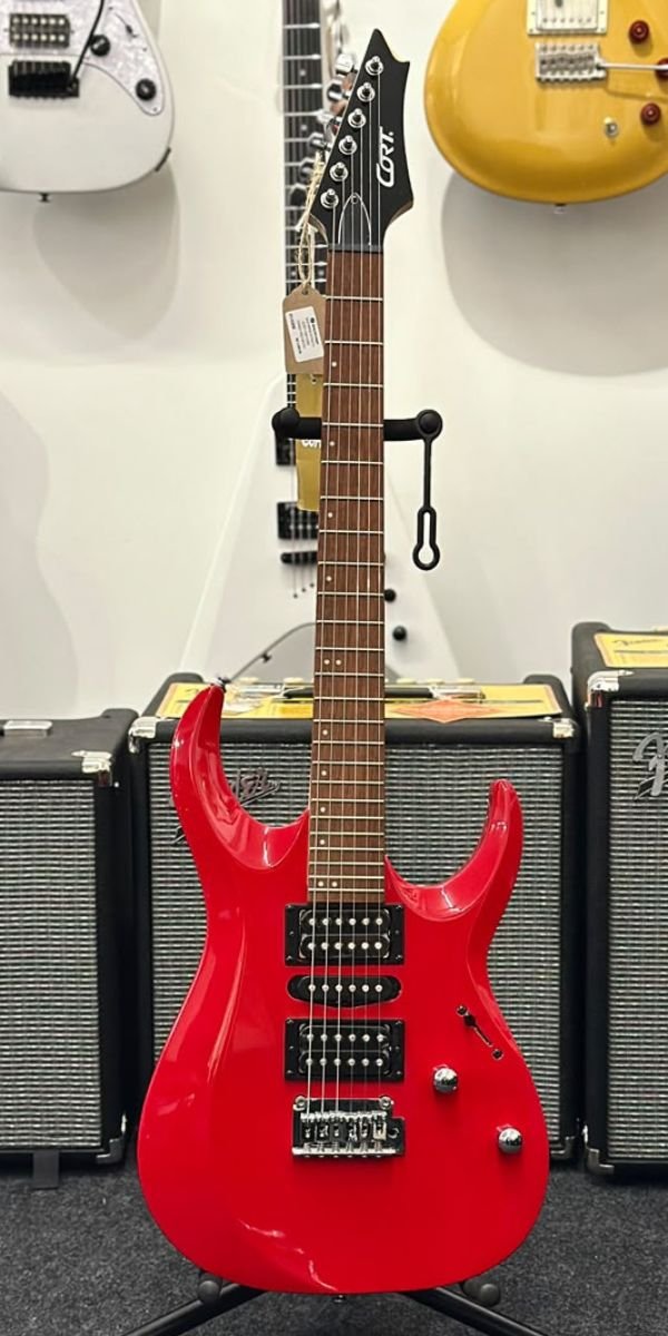 Guitarra Elétrica Cort X200 CRD Candy Red HSH 24 Trastes Tremolo 6 Cordas
