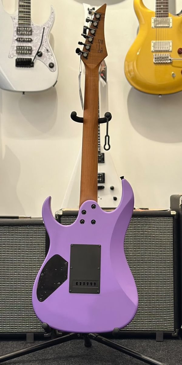 Guitarra Elétrica Waldman WIGR120 PP Purple Super Strato HH 24 Trastes Roasted Maple