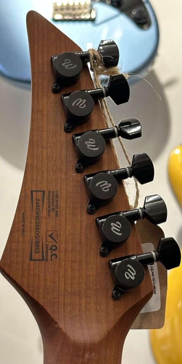 Guitarra Elétrica Waldman WIG-250 OG Olive Green HSH Floyd Tremolo com Bag