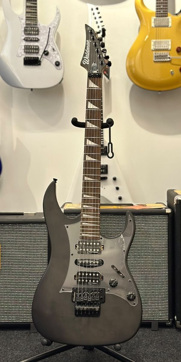 Guitarra Elétrica Waldman WIG450X TBKS Trans Black Satin HSH Floyd Rose 24 Trastes
