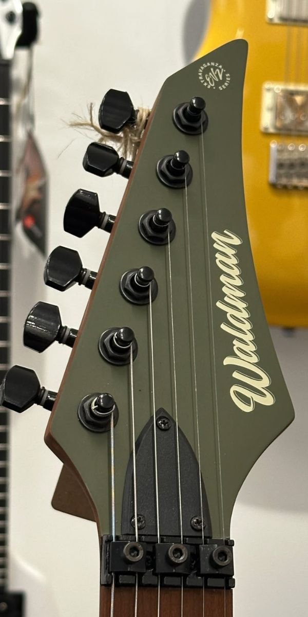 Guitarra Elétrica Waldman WIG-250 OG Olive Green HSH Floyd Tremolo com Bag