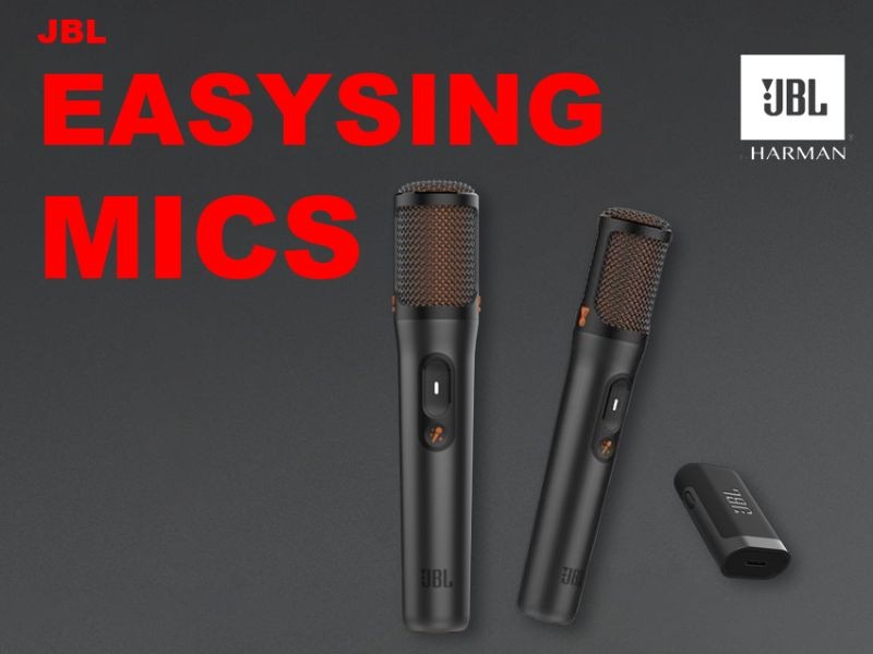 JBL EasySing Mics vale a pena? Veja como funcionam os microfones de karaokê lançamento da JBL