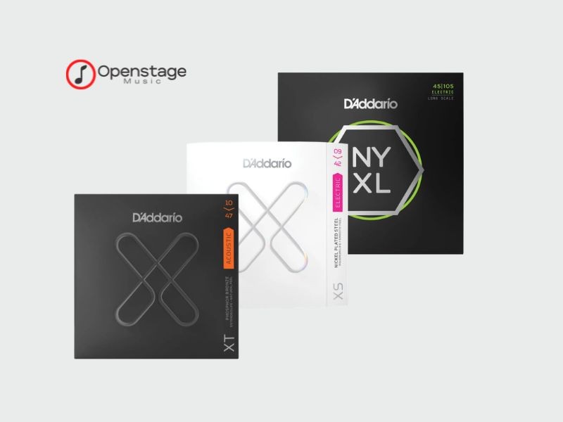 Qual a diferença entre os encordoamentos D’Addario NYXL, XT e XS?