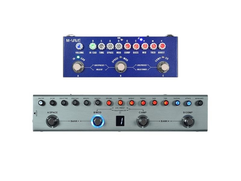 M-Vave Cube Baby Bass ou Tank-B: qual pedaleira para contrabaixo vale mais a pena?