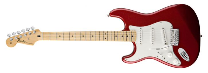 GUITARRA FENDER 014 4622 - STANDARD STRATOCASTER LH - 509 - CANDY APPLE RED