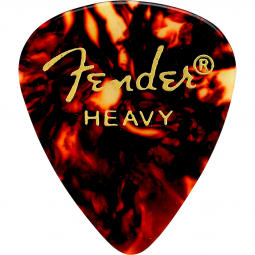 PALHETA GUITARRA FENDER CELULOIDE SHELL PK HEAVY            