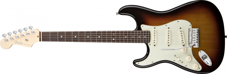 GUITARRA FENDER 011 9020 - AM DELUXE STRATOCASTER LH - 700 - 3-COLOR SUNBURST