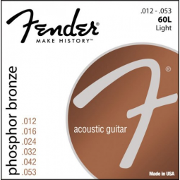 ENCORDOAMENTO FENDER VIOLÃO AÇO 012 PHOSPOR 60L        