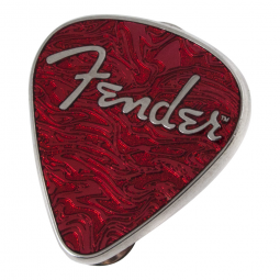 BROCHE FENDER PALHETA VERMELHA                              