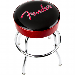 Banco Barstool 24" Vermelho/Preto FENDER