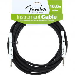 Cabo para Instrumentos P10 x P10 5,5m PERFORMANCE SERIES Preto FENDER