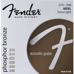 ENCORDOAMENTO FENDER VIOLÃO AÇO 010 PHOSPOR 60XL            