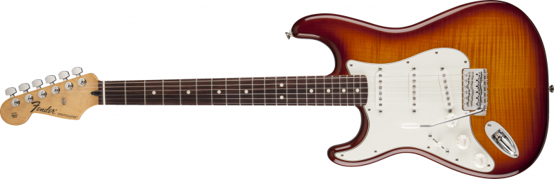 GUITARRA FENDER 014 4621 - STANDARD TOP PLUS STRATOCASTER LH RW - 552 - TOBACCO SUNBURST