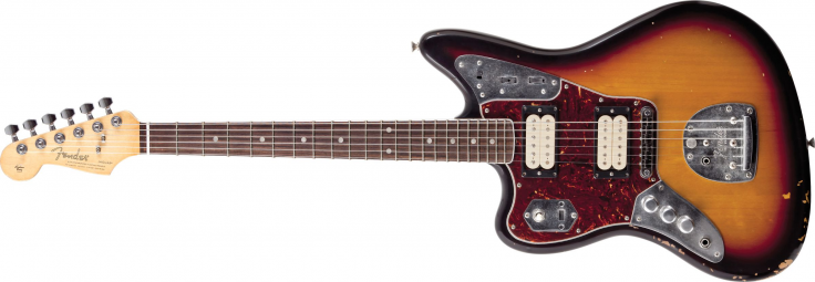 GUITARRA FENDER 014 3020 - SIG SERIES KURT COBAIN JAGUAR LH - 700 - 3-COLOR SUNBURST