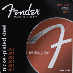 ENCORDOAMENTO FENDER GUITARRA 009 NICKEL 250L               