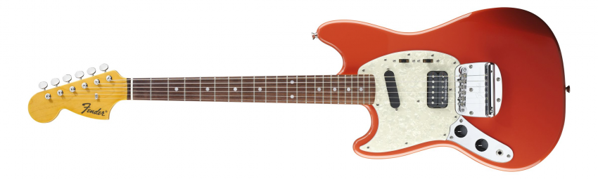 GUITARRA FENDER 025 1420 - SIG SERIES KURT COBAIN MUSTANG LH - 540 - FIESTA RED