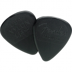 Palheta Nylon Pick 1.14 Extra Grossa Black FENDER (c/ 12unid.)