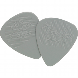 Palheta Nylon Pick 0.73 Média Gray FENDER (c/ 12unid.)