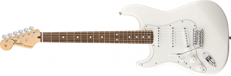 GUITARRA FENDER 014 4620 - STANDARD STRATOCASTER LH - 580 - ARCTIC WHITE