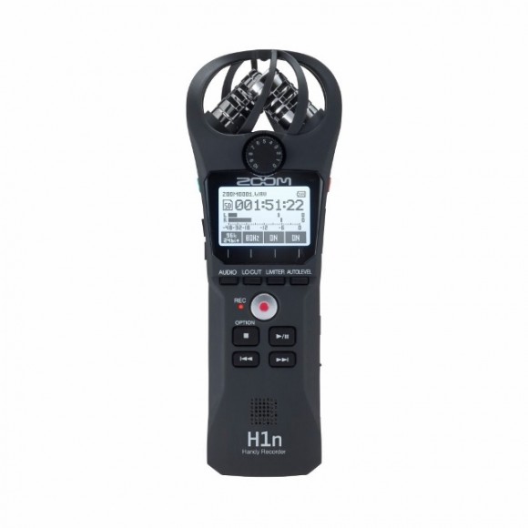 Gravador Digital de Áudio Zoom H1n Handy Recorder Preto