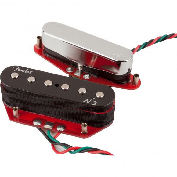 Set de Captadores para Guitarra N3 NOISELESS TELE Preto FENDER