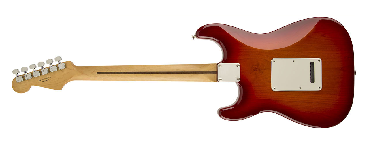 GUITARRA FENDER 014 4732 - DELUXE STRATOCASTER TOP PLUS HSS IOS CONNECT - 331 - AGED CHERRY BURST