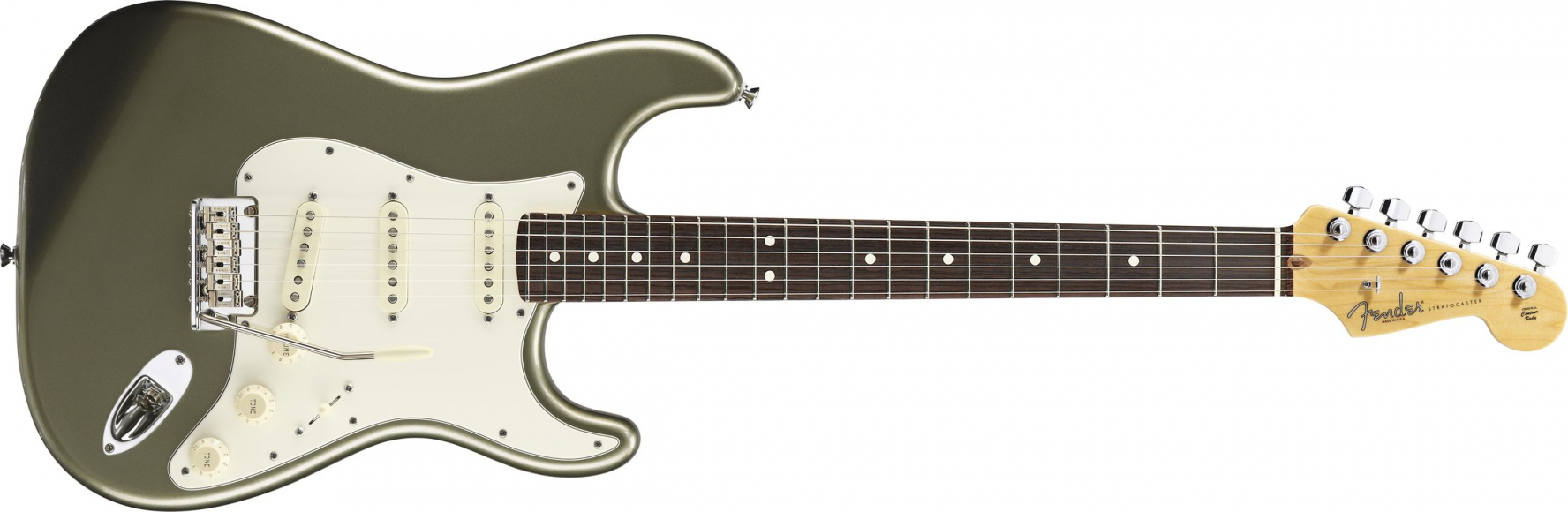 GUITARRA FENDER 011 3000 - AM STANDARD STRATOCASTER RW - 719 - JADE PEARL METALLIC