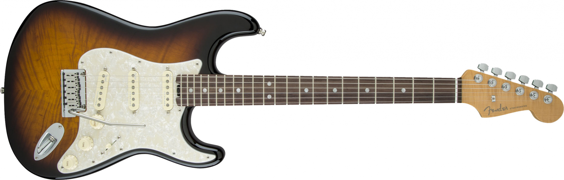 GUITARRA FENDER 017 0800 - AM ELITE STRATOCASTER RW LTD EDITION - 703 - 3-COLOR SUNBURST