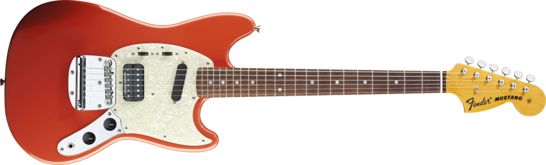 GUITARRA FENDER 025 1400 - SIG SERIES KURT COBAIN MUSTANG - 540 - FIESTA RED