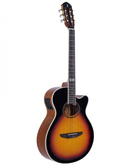 Violão Tagima Vegas Nylon Elétrico Sunburst