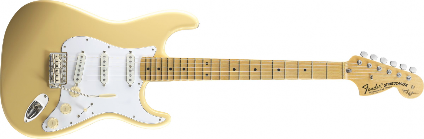 GUITARRA FENDER 010 7112 - SIG SERIES YNGWIE MALMSTEEN STRATOCASTER - 841 - VINTAGE WHITE