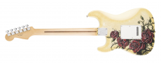 GUITARRA FENDER STRATO STANDARD DAVID LOZEAU ROSE TATTOO    