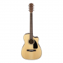 VIOLÃO AÇO FENDER FOLK CF-60 CE 221 COM CASE NATURAL