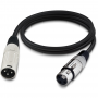 Cabo para Microfone XLR(F) X XLR(M) 5m PLAYER Preto HAYONIK