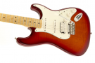 GUITARRA FENDER 014 4732 - DELUXE STRATOCASTER TOP PLUS HSS IOS CONNECT - 331 - AGED CHERRY BURST