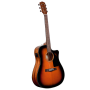 VIOLÃO AÇO FENDER ELÉTRICOACUSTICO DREADNOUGHT CD 60 CE CUTAWAY 096136 BROWN SUNBURST 