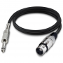 Cabo para Microfone XLR(F) X P10 7m PLAYER Preto HAYONIK